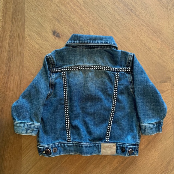 OshKosh B’Gosh Denim Rhinestone Jacket. Size 12mo. - Picture 3 of 8